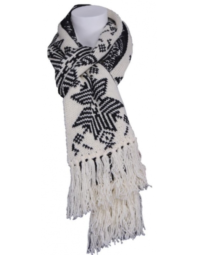 Star sjaal noors - Zumo - Accessoires - crÃ¨me