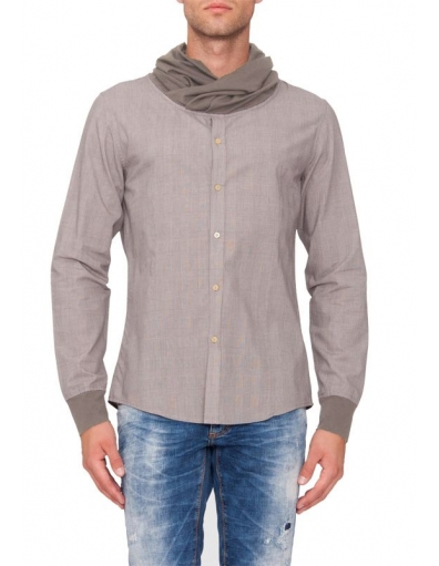 Natural wood blouse - Antony Morato - Blouses - Beige - Antony Morato - Overhemden - Beige