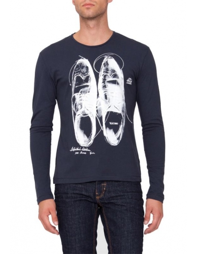 Natural Woods - Antony Morato - T-shirts - Longsleeves - Blauw
