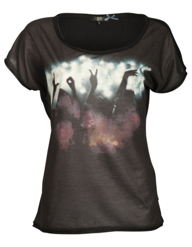 Party shirt - Dept - Shirts en tops - Zwart