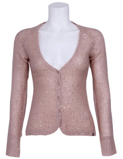 Glitter vest r - Dept - Truien en vesten - Roze