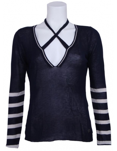 Longsleeve driehoek - Amy Gee - Shirts en tops - Blauw