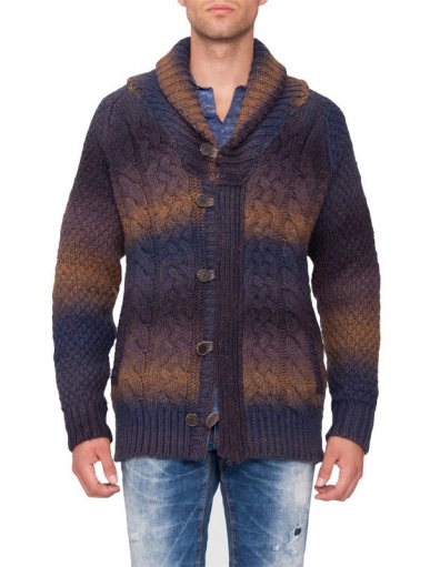 Knitted cardigan AM - Antony Morato - Truien en vesten - Blauw