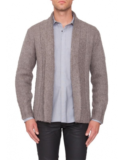 Knitted cardigan shawl color - Antony Morato - Truien en vesten - Bruin