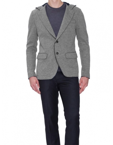 Single breasted wool jacket - Antony Morato - Jassen - Grijs