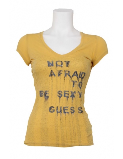 T-shirt Guess - VN Tee - Carson yellow / geel