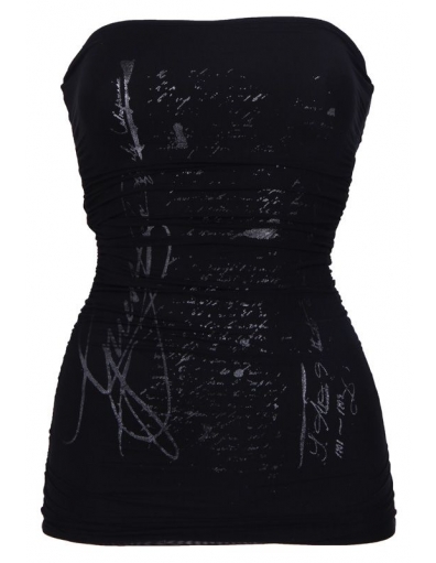 NAHIA TOP - Guess - Shirts en tops - Zwart