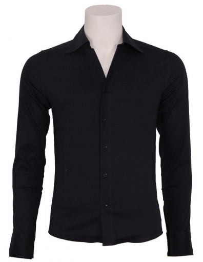 Libero - Shirt V-neck N. - Zumo - Overhemden - Zwart