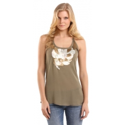 abbey ggt Guess T-shirts & Tanktops Bruin Guess T-shirts & Tanktops Groen