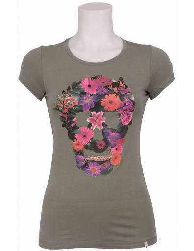 Flowers  - Amy Gee - T-shirts - Groen