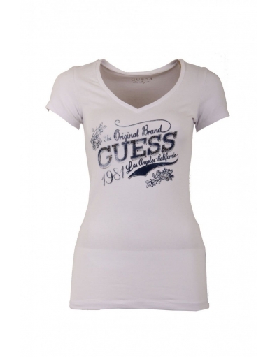 Guess - VN Tee - White/wit