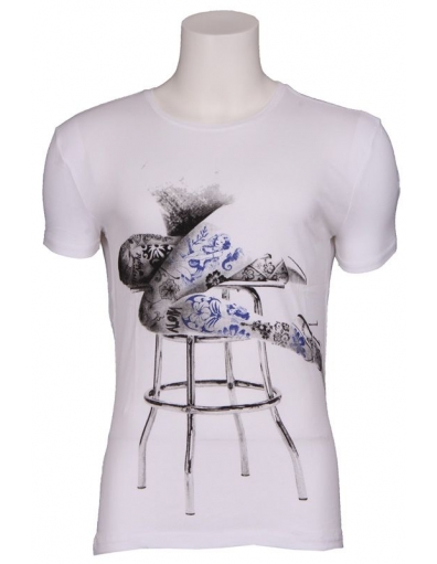 Tropical night w - Antony Morato - T-shirts - Wit