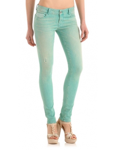 STARLET SKINNY LIGHT Fruit Dr. Ermer Patch - Guess - Jeans - Groen