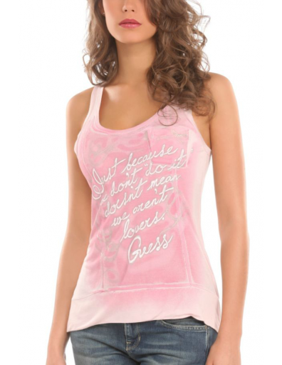 Guess tank top - Sl tank - Cloudy pink / roze