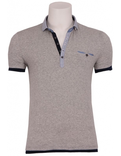 Denim farm polo gr - Antony Morato - T-shirts - Grijs