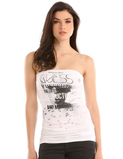 CONFUSION TUBE - Guess - T-shirts - Wit