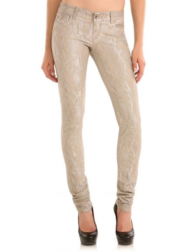 STARLET SKINNY SILVER - Guess - Broeken - Beige