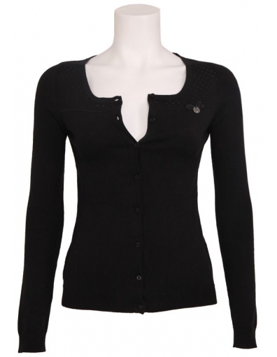 BRIDGETTE CARDI - Guess - Truien & Vesten - Zwart