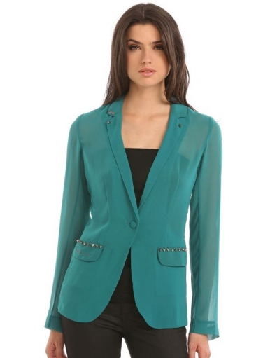 EMILIA JACKET GR - Guess - Jassen - Groen