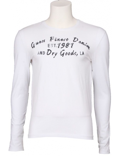 Guess longsleeve- VN Tee - wit / white