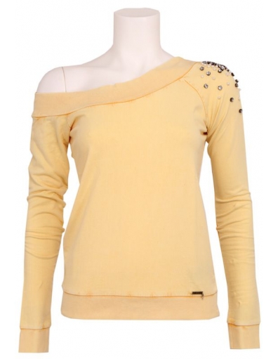 SAMMA C220 FLEECE - Guess - Truien & Vesten - Geel