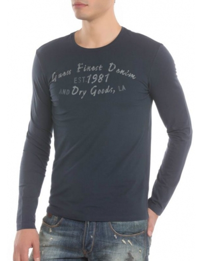 Guess - VN Tee longsleeve - Blauw/blue