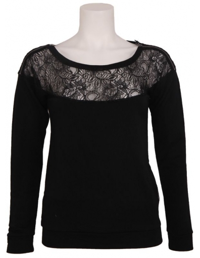 BLANCA FLEECE - Guess - Truien & Vesten - Zwart