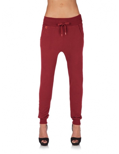 RED KARY - Met Jeans - Broeken - Rood