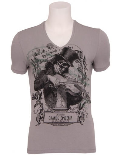 BOHEMIEN SHIRT - Antony Morato - T-shirts - Grijs