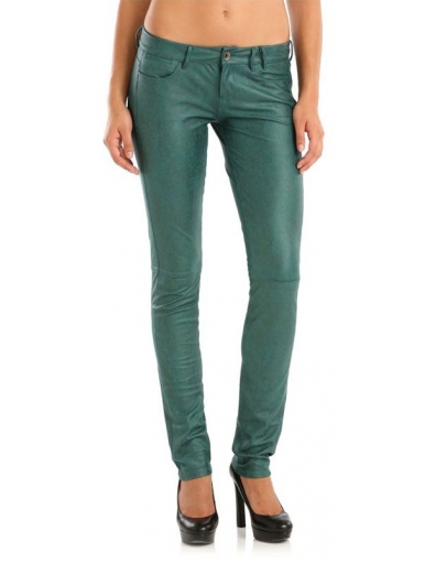 JEGGING BIKER - Guess - Broeken - Groen