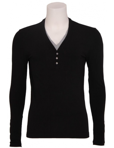 BOHEMEIN BLACK  - Antony Morato - T-shirts - Zwart