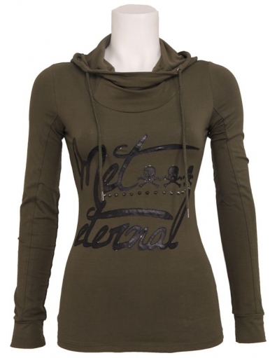 Newsassy J927 R185 396 - Met Jeans - T-shirts - Groen