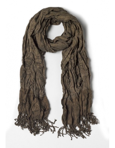 Scarf with wrinkled effect - Antony Morato - Accessoires - Groen