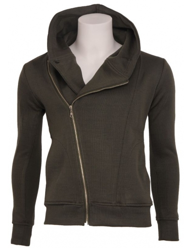 Sava - Asym. sweatcardigan - Zumo - Truien & Vesten - Groen