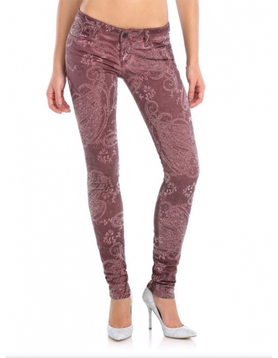 C559 STARLET SKINNY - Guess - Broeken - Rood