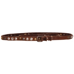 D192 SAREA LEATHER BELT Guess Accessoires Bruin