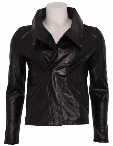 Steve - Leather Jacket - Zumo - Jassen - Zwart