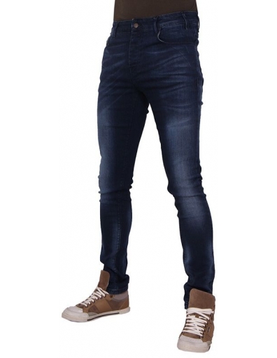 Pete - Pants Dark Fancy Denim - Zumo - Broeken - Blauw