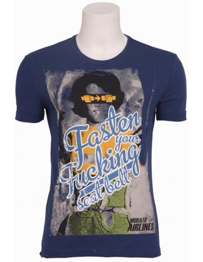 7019 TRAVELLER - Antony Morato - T-shirts - Blauw