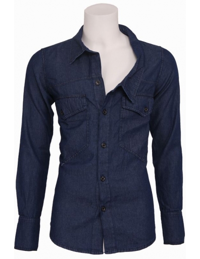 Uphill Denim - Shirt Jacket - Zumo - Overhemden - Blauw