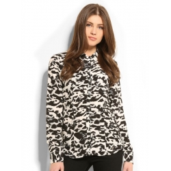 LS YOLLY SHIRT - Guess - Blouses - Zwart