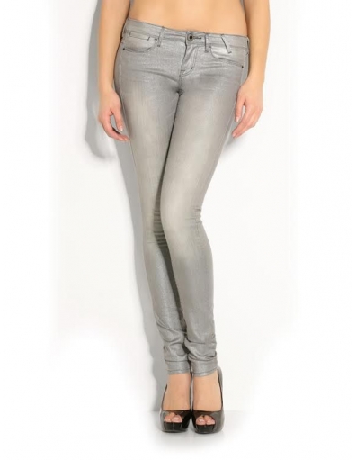 902 JEGGING Zilver coating  - Guess - Broeken - Grijs