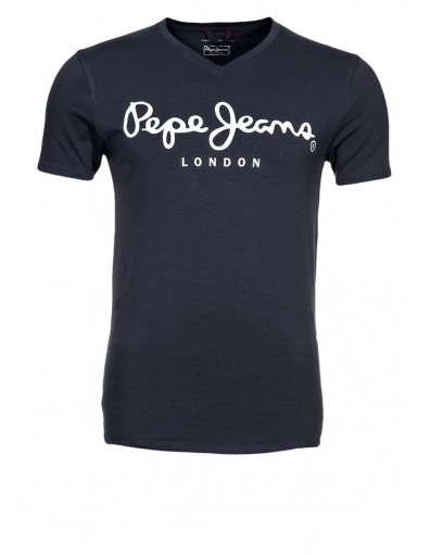 T-shirt Pepe Jeans - Original Stretch - Blauw / Blue