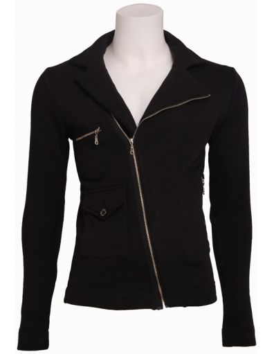 April - Sweat Jacket - Zumo - Truien & Vesten - Zwart