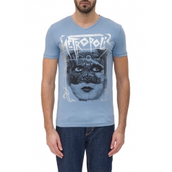 7024 METROPOLIS Antony Morato T-shirts Blauw