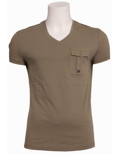 VERDE OLIVA SAVE THE GREEN - Antony Morato - T-shirts - Bruin