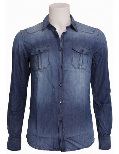 7010 DENIM - Antony Morato - Overhemden - Blauw