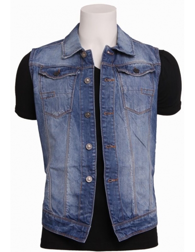 JEANS JACKET - Antony Morato - Blazers &  gilets - Blauw