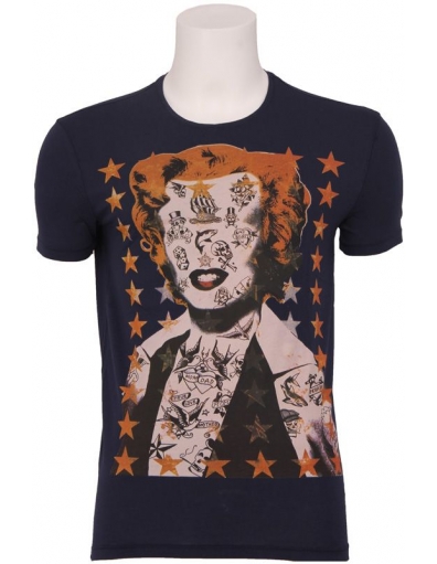 7009 RETRO - Antony Morato - T-shirts - Blauw