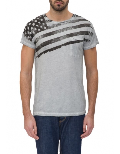 9011 PULP FASHION SHIRT - Antony Morato - T-shirts - Grijs